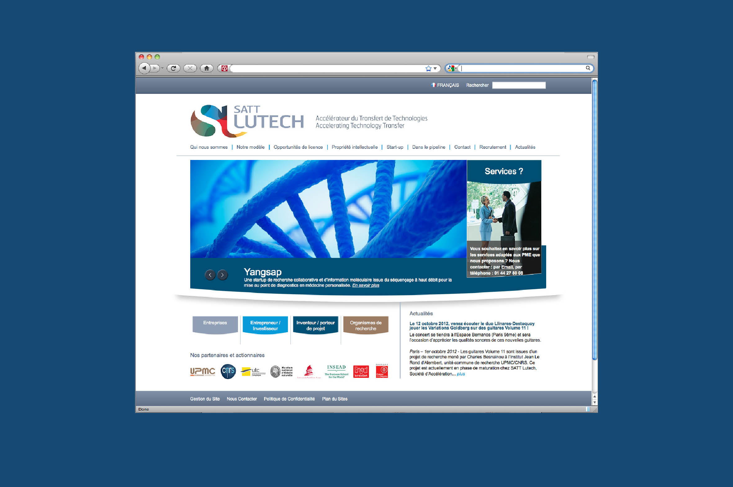 SATT Lutech Website
